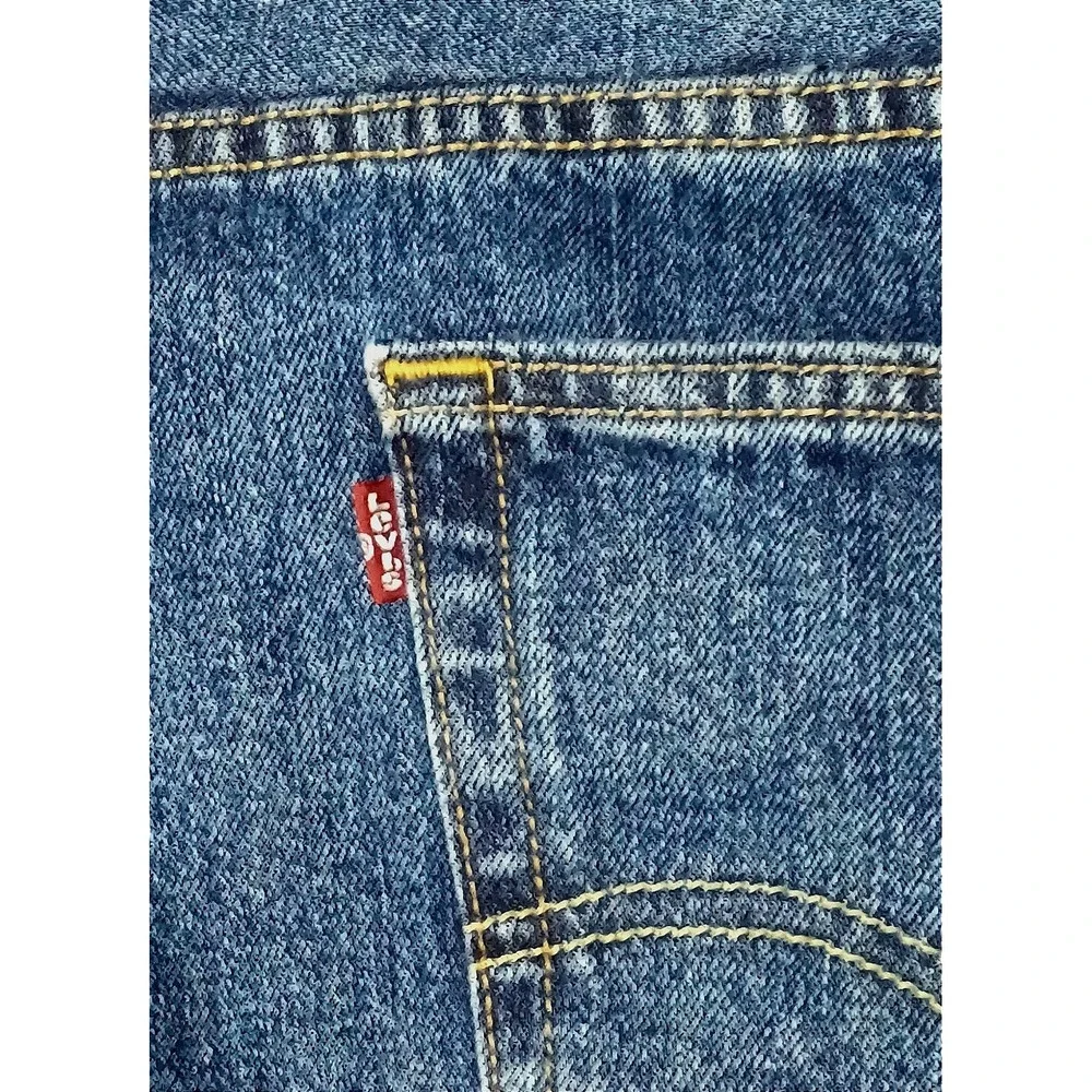 Levis 550 Jeans Mens Size 44‎ x 32 Relaxed Fit Blue Denim